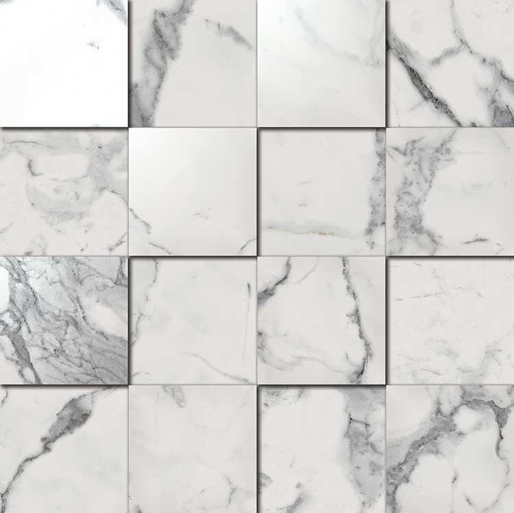 Керамогранит Italon Charme Evo Floor Project Эво Статуарио 3D люкс. натур. Мозаика 30х30