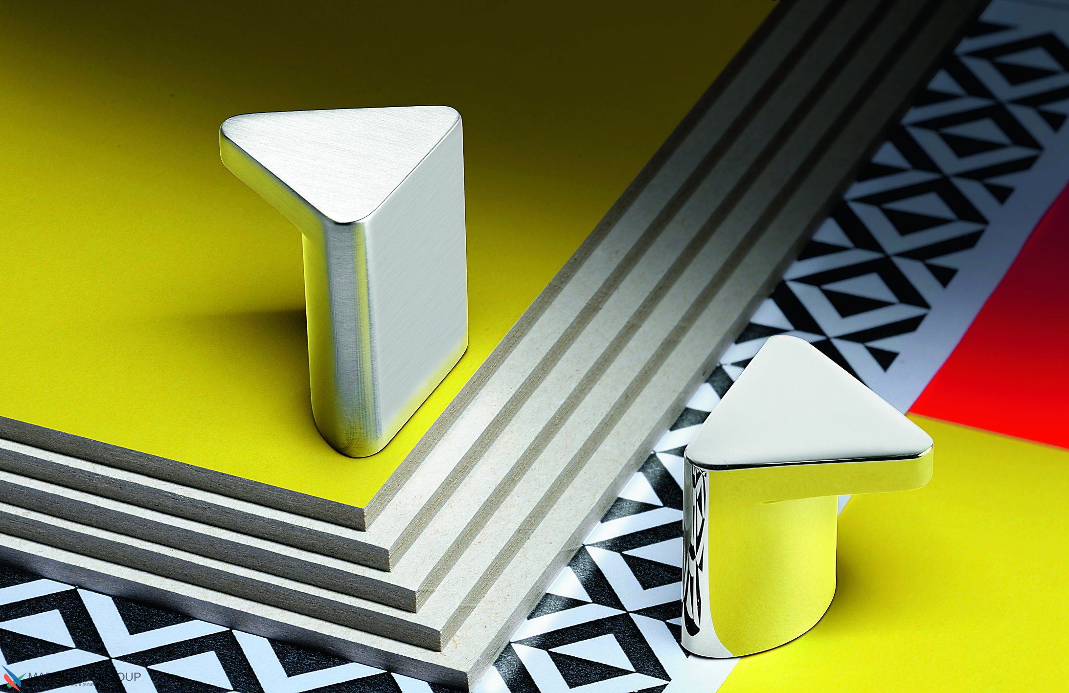 Ручка кнопка модерн COLOMBO DESIGN F528-CM матовый хром