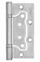 Комплект 2 шт. - Петля дверная накладная без врезки (бабочка) Punto 200-2B 100x2,5 SC мат. хром