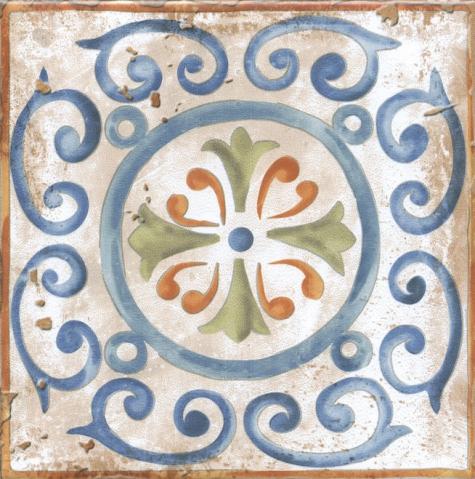 Плитка керамическая Kerama Marazzi Виченца HGD/A152/17000 Майолика декор 15х15