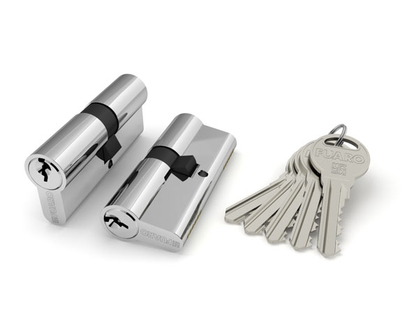 Цилиндровый механизм Fuaro R300/70 mm (30+10+30) CP хром 5 кл.