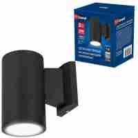 Уличный настенный светодиодный светильник Uniel ULU-S21A-3W/4000K IP65 Black UL-00006801