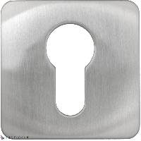 Накладка под цилиндр на квадратном основании COLOMBO PT13-CM матовый хром (2 шт)