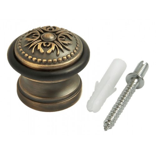 Ограничитель для двери напольный Morelli DS5 IB итальянская бронза