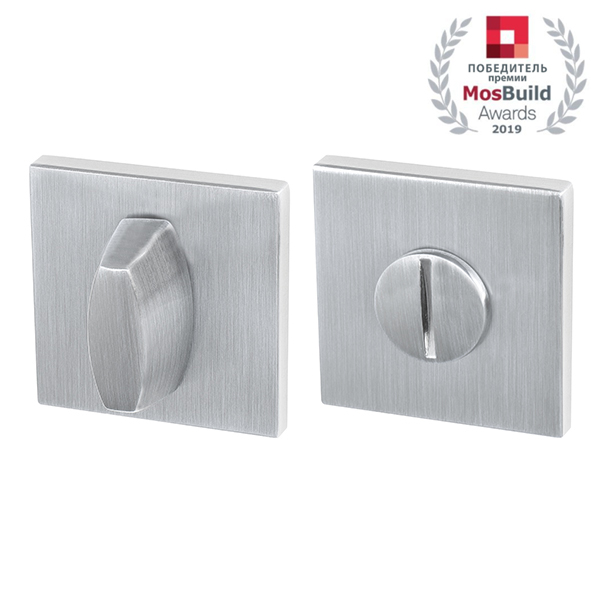 Завертка дверная сантехническая Armadillo Urban SLIM WC-BOLT BK6 USS MWSC-33 Итальянский тисненый