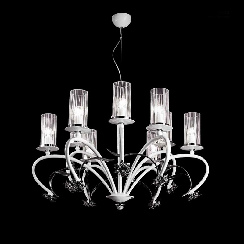 Люстра подвесная MM Lampadari Virgola 6909/5 V1499 XP