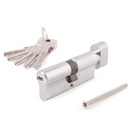 Цилиндр для замка ключ / ключ ABUS KD6N Z50/K40KD W/5 LONG KEY никель