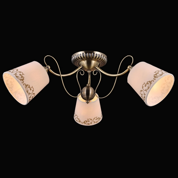 Люстра потолочная Natali Kovaltseva GLORIA 75053/3C ANTIQUE