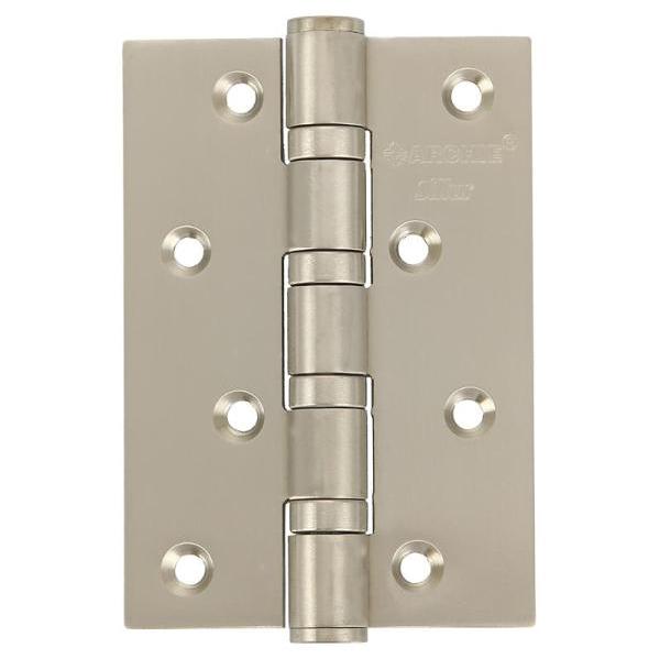 Петля дверная универсальная латунная ARCHIE SILLUR A010-C 100X70X3-4BB матовый хром