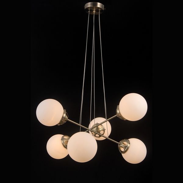 Светильник подвесной Natali Kovaltseva MOLECULE 81047-6C ANTIQUE BRASS