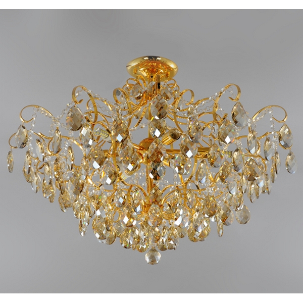 Люстра потолочная Elvan OL13005-9C GD E27*9