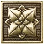 Вставка Moneli Decor Barro-co Art Taco Flor Bronce 3х3