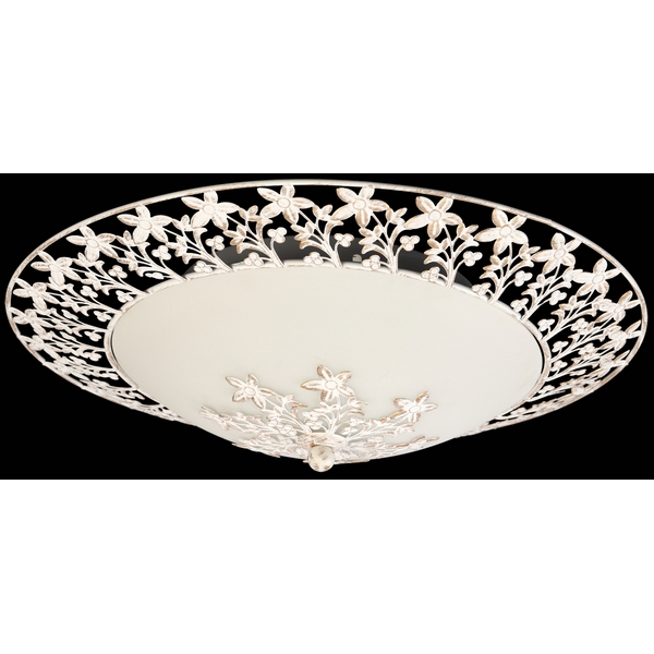 Светильник потолочный круглый Natali Kovaltseva VENICE 11373/2W WHITE GOLD