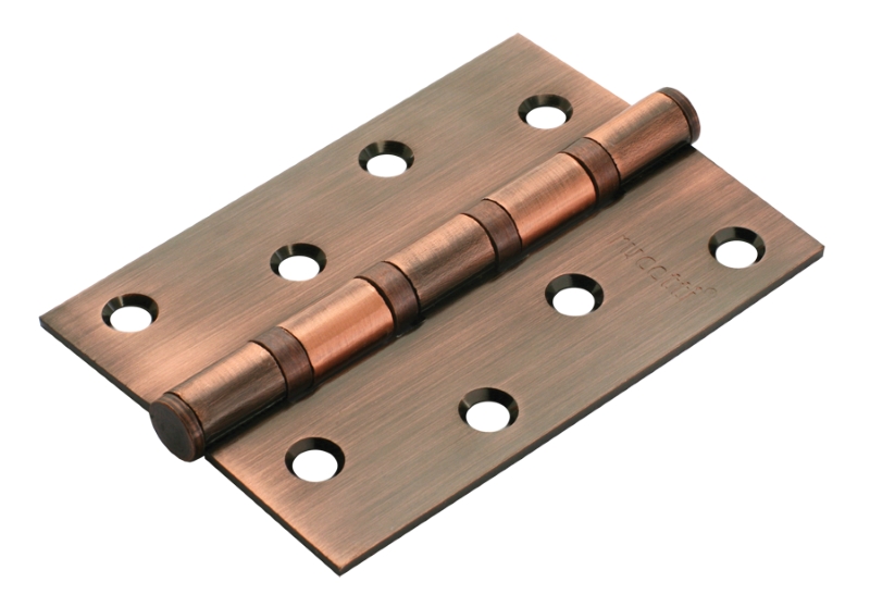 Петля дверная универсальная стальная с 4-мя подшипниками Rucetti RS 100X70X2.5-4BB AC