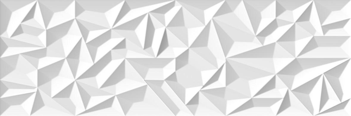 Плитка керамическая Venis Prisma V14402361 White настенная 100х33,3