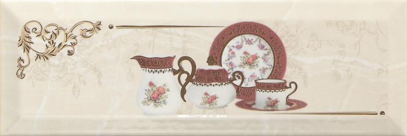 Плитка керамическая Monopole Petra Decor Pranzo Gold C декор 10х30
