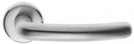 Ручка дверная на круглом основании Colombo Star CD01RSB-CM матовый хром