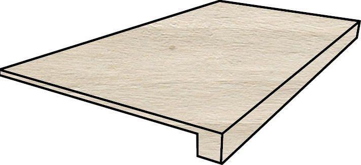 Керамогранит Italon Natural Life Wood Нордик фронтальная натур. рет. ступень 33х90
