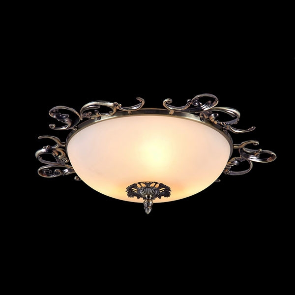 Светильник потолочный круглый Natali Kovaltseva 10796/3C ANTIQUE