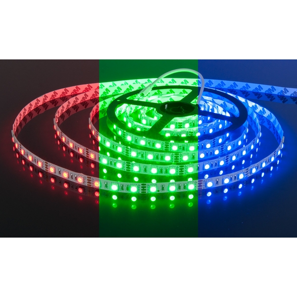 Светодиодная лента Elektrostandard 60Led 14,4W IP20 мульти (5050 12V 60Led 14,4W IP20 RGB)