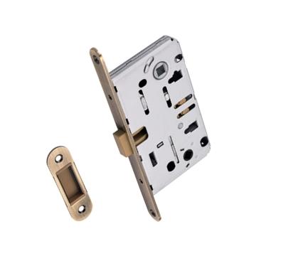 Замок дверной межкомнатный сантехнический ARCHIE LM 5212OL AB/ACF Ант.бронза магнитный