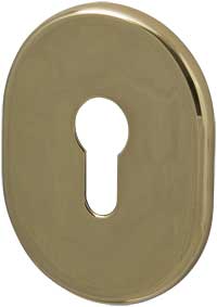 Декоративная накладка под цилиндр Fuaro ESC 473 GP латунь