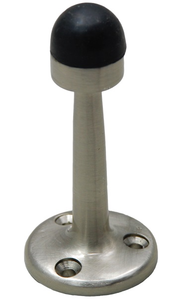 Ограничитель дверной настенный RENZ INDS 77 SN , ник. мат.