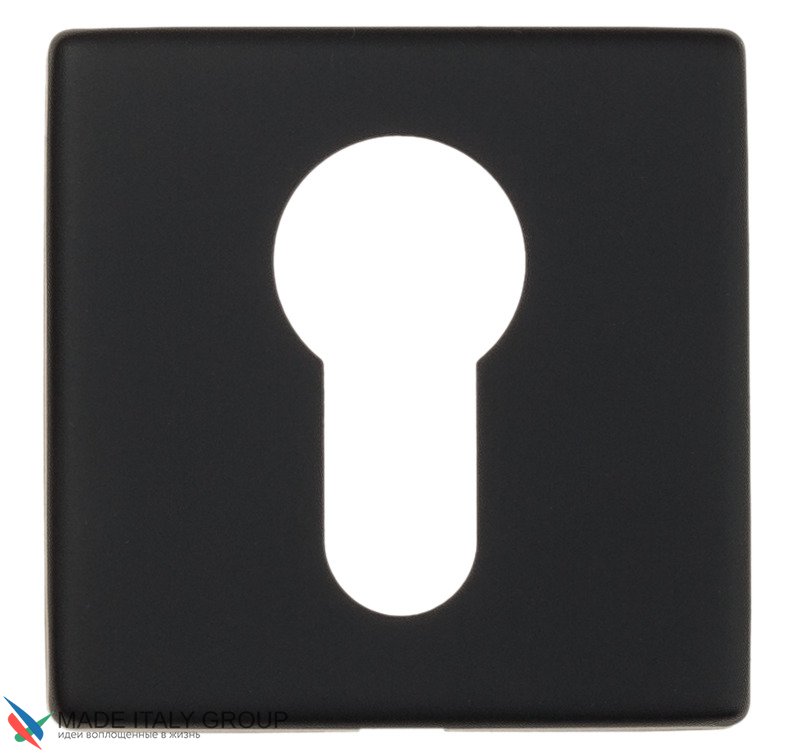 Накладка дверная под цилиндр Venezia CYL-1 FSS черный (2 шт.)