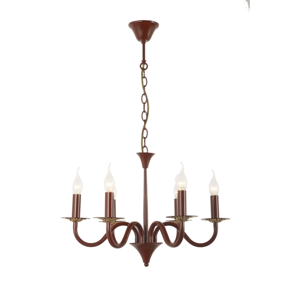 Люстра подвесная Arti Lampadari Pontone E 1.1.6 RED