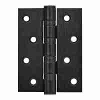 Комплект 10 шт. - Петля Armadillo (Армадилло) универсальная IN4500UC-BL BL 100x75x3 INOX304 черный БЛИСТЕР