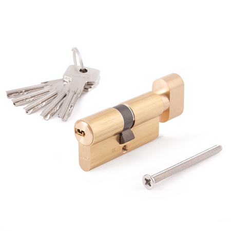 Цилиндр для замка ключ / ключ ABUS KD6MM Z30/K40KD W/5 LONG KEY золото