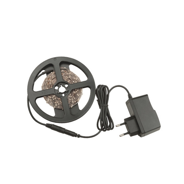 Светодиодная лента Volpe ULS-Q721 2835-60LED/m-IP20-2.5M-WW RRP24C00 Комплект с адаптером