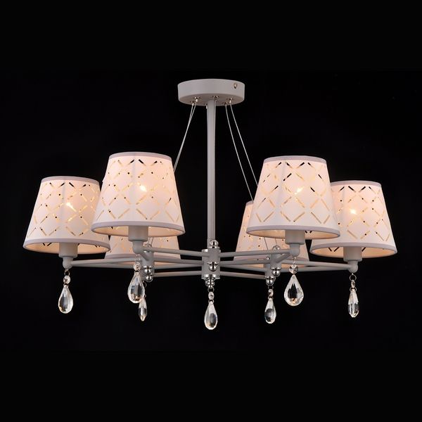 Люстра потолочная Natali Kovaltseva LISBON 81054-6C STAIN GRAY