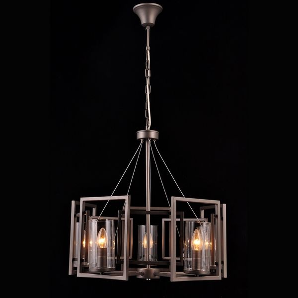 Люстра подвесная Natali Kovaltseva MUNICH 75122-5C GRAY