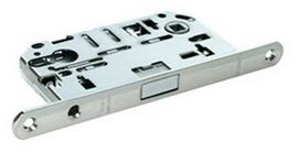 Замок дверной межкомнатный под цилиндр Morelli M1885 SN никель магнитный