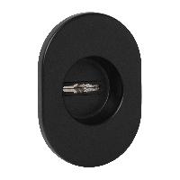 Накладка на сувальдный замок ESC.S-auto.RLR/U/R.477 BL-24 черный (1шт.)