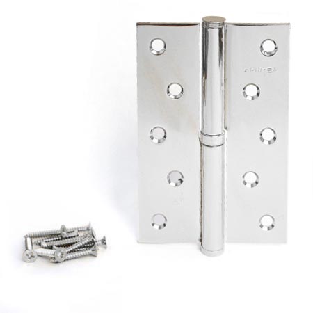 Петля стальная разъемная дверная левая Apecs 120*80-B-Steel-CR-L Левый хром