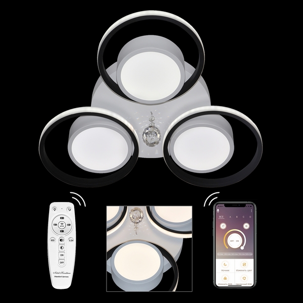 Потолочная люстра Natali Kovaltseva HIGH-TECH LED LAMPS HIGH-TECH LED LAMPS 82046