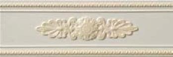 Плитка керамическая Vallelunga Lirica Crema Listello Dec бордюр 10х30