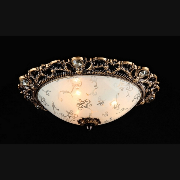 Потолочный светильник Natali Kovaltseva Isabella 10432/3C BRASS