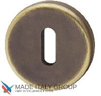 Накладка под ключ буратино на круглом основании COLOMBO CD1063G-BR бронза (2 шт)