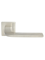 Ручка дверная Morelli Luxury SPUTNIK S5 NIS раздельная на квадратной розетке, цвет матовый никель, ЦАМ