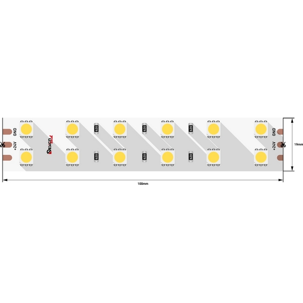 Светодиодная лента DesignLed LUX DSG5120-24-W+WW-33