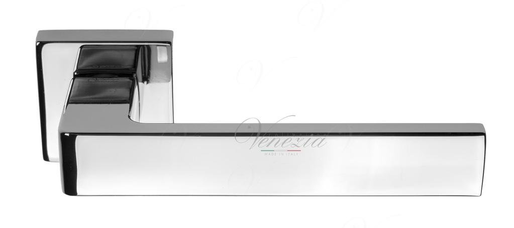 Ручка дверная межкомнатная Venezia Unique Biblo Полированный хром