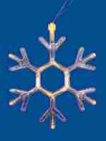 Подвесной светодиодный светильник «Снежинка» Uniel ULD-H1819-012/STA/3AAA Warm White IP20 Snowflake UL-00007251