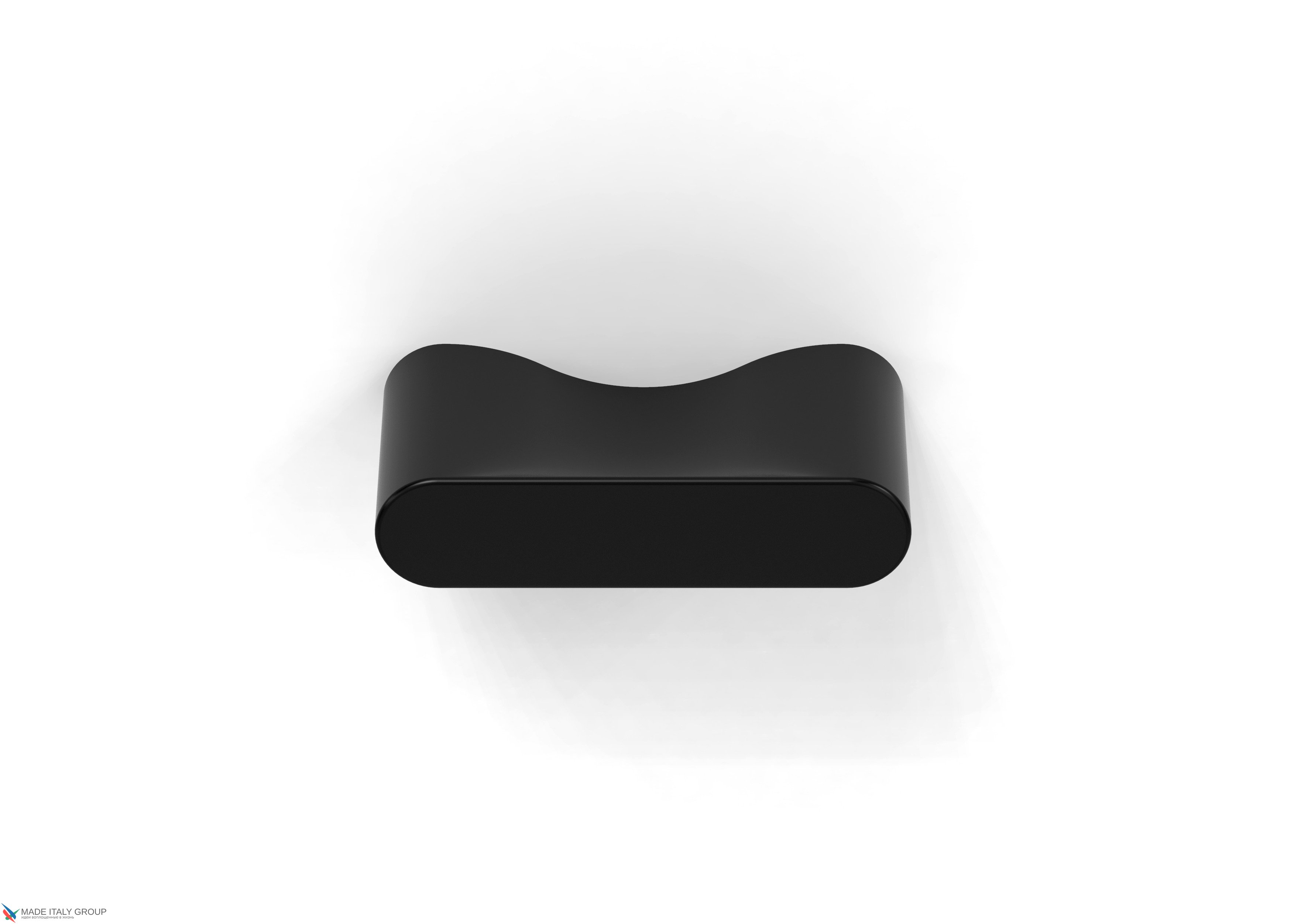 Ручка кнопка модерн COLOMBO DESIGN F525-NM матовый черный