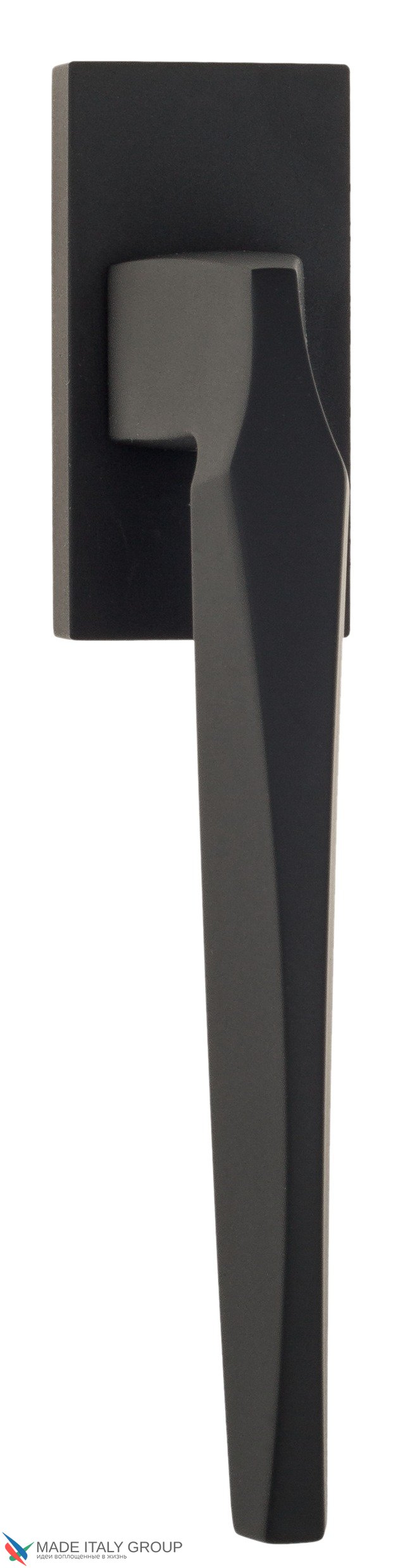 Ручка оконная Venezia Unique "STONE" FW матовый черный