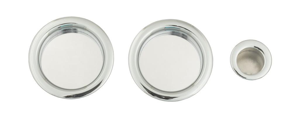 Ручки купе для раздвижных дверей Venezia U199 пара полированный хром