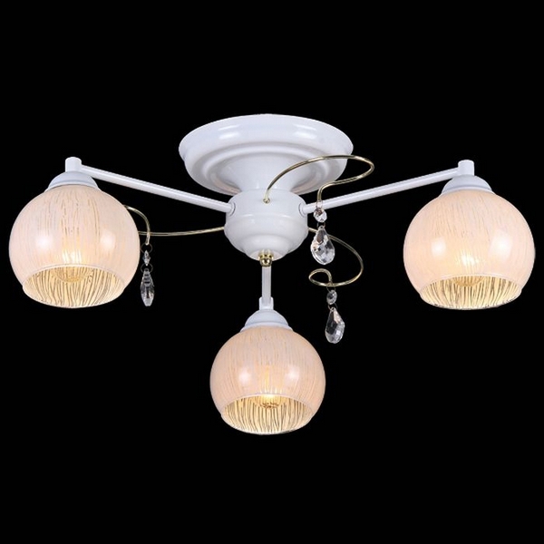 Потолочная люстра Natali Kovaltseva 11406 11406/3С WHITE GOLD