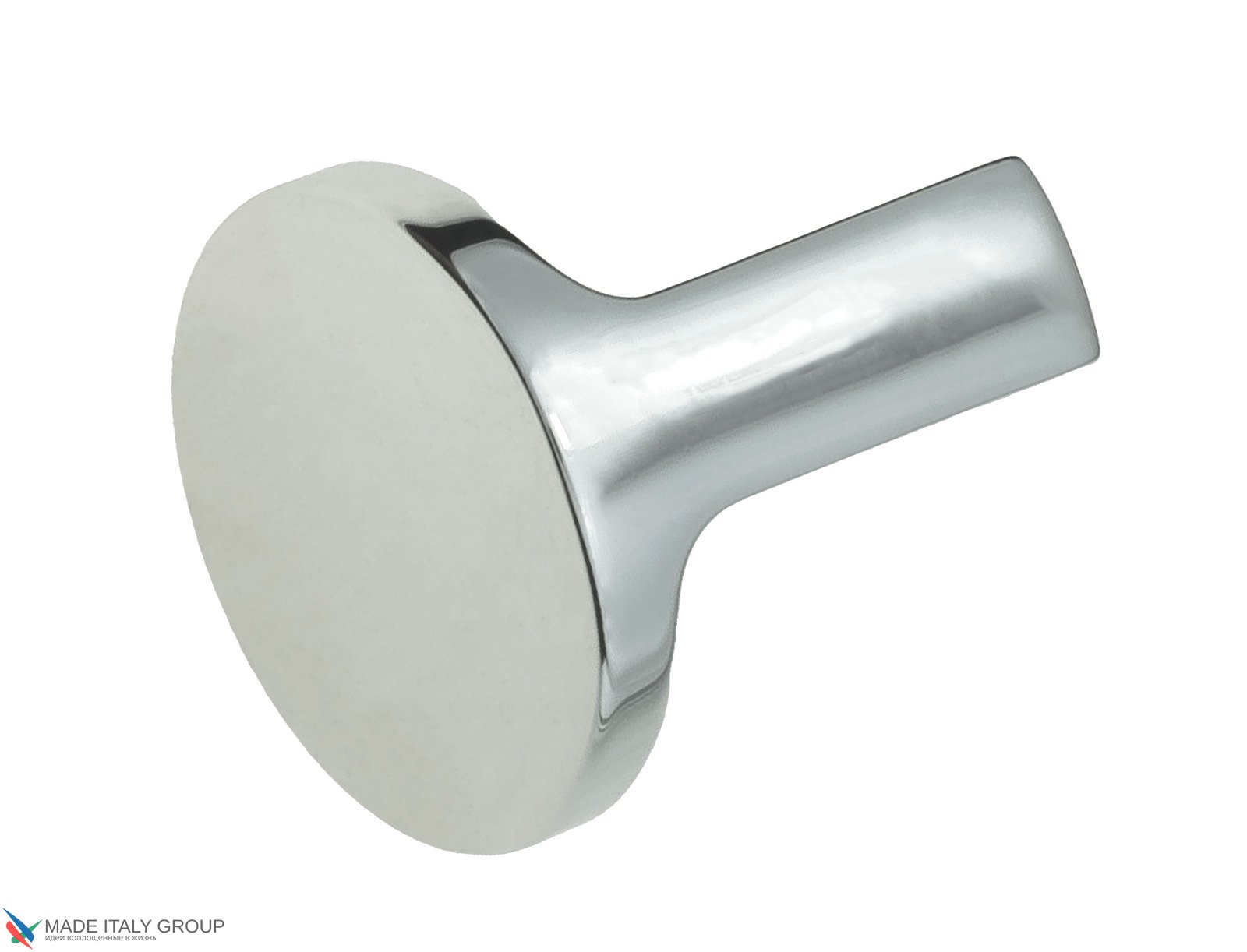 Ручка кнопка модерн COLOMBO DESIGN F535-CM матовый хром